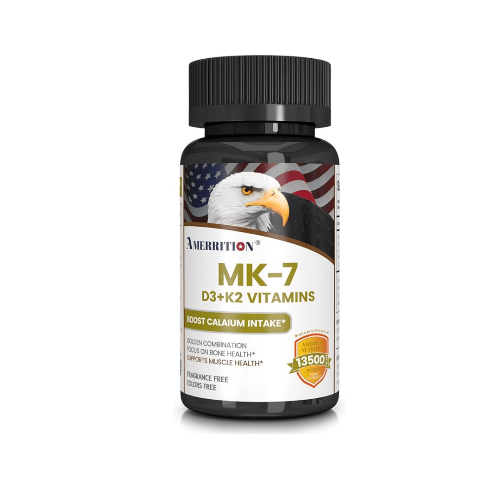 Amerrition - Amerrition 維生素 D3+K2 高效鈣配方|5000 IU × 骨骼強化 × 美國原裝進口 - 營養補充劑